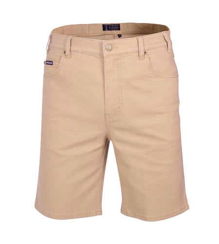 Pilbara Men's Cotton Stretch Jean Short
