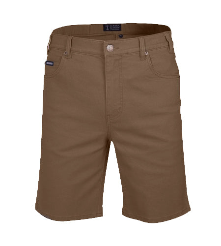Pilbara Men's Cotton Stretch Jean Short