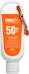 Probloc SPF 50 + Sunscreen 60ml Squeeze Bottle With Carabiner (6 Pack)