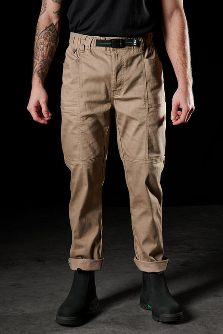Elastic Waist Work Pants