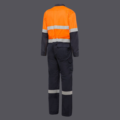 KingGee Shieldtec FR Hi Vis Two Tone Coverall With FR Tape