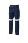 Hard Yakka Foundations 14.5 Oz Enzyme Washed Denim Jean With Tape