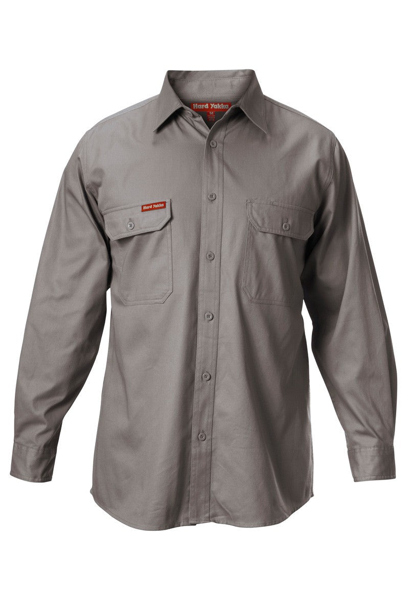 Hard Yakka Foundations Cotton Drill Long Sleeve Shirt