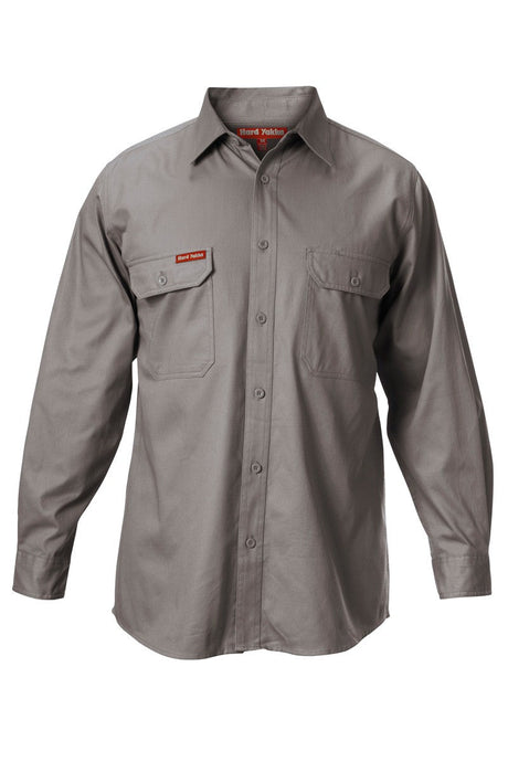 Hard Yakka Foundations Cotton Drill Long Sleeve Shirt
