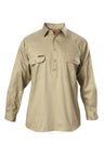 Hard Yakka Foundations Cotton Drill Closed Front Shirt Long Sleeve Shirt