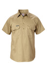 Hard Yakka Foundations Cotton Drill Closed Front Short Sleeve Shirt