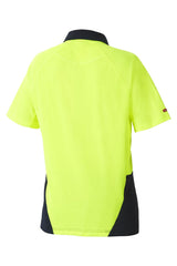 Hard Yakka Koolgear Hi-Visibility Two Tone Short Sleeve Ventilated Polo