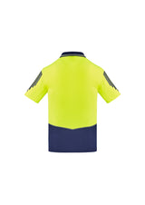 Mens Hi Vis Flux Short Sleeve Polo