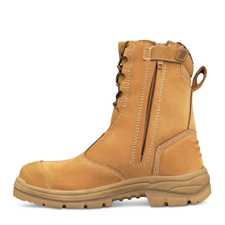 Lace Up Zip Side 8" Boot