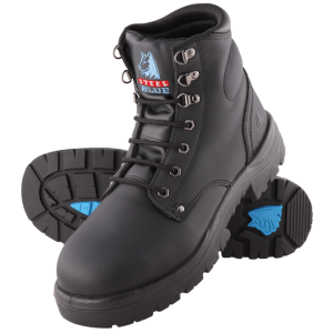 Steel Blue Argyle Met Safety Work Boot - Lace Up