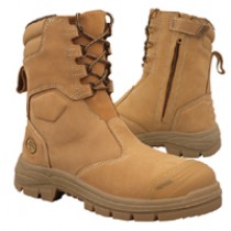 Oliver Safety Work Boot - High Leg Zip Sided 