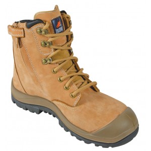 Mongrel Safety High Ankle Boot - Zip Side