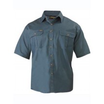 Cotton Drill Shirt - Short Sleeve