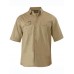 Cotton Drill Shirt - Short Sleeve