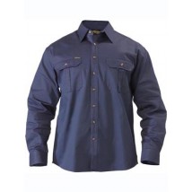 Cotton Drill Shirt - Long Sleeve